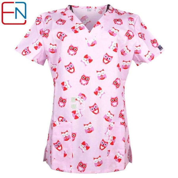 Planet Gates Women Medical Scrub Tops Medical With V Neck 100% Cotton Medical Uniforms Surgical Scrubs Top Designs In Hennar