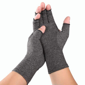 Planet Gates Women Men Arthritis Compression Gloves Fingerless Joint Pain Relief Rheumatoid Osteoarthritis Hand Wrist Support Therapy Mittens