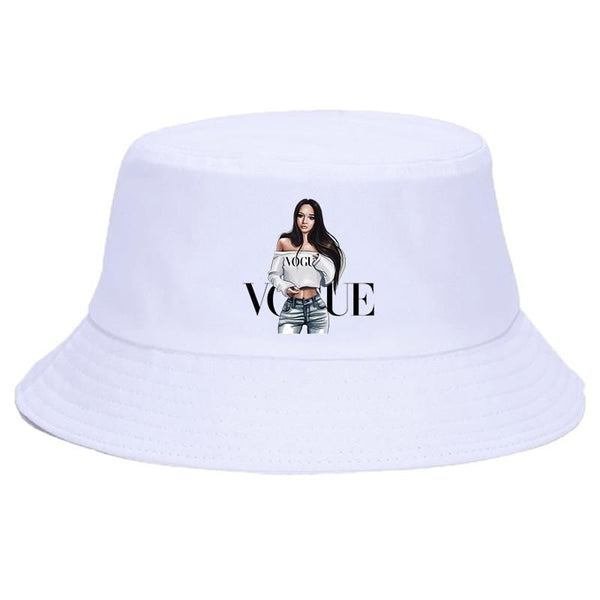 Planet Gates Women Men New Vogue Graphic Tee Cute Panama Bucket Cap The Design Flat Visor Fisherman Hat  90s Girls Sun Hat