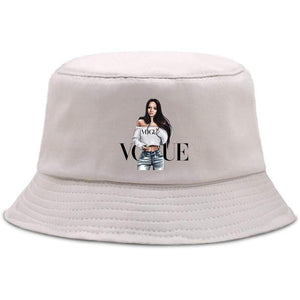 Planet Gates Women Men New Vogue Graphic Tee Cute Panama Bucket Cap The Design Flat Visor Fisherman Hat  90s Girls Sun Hat