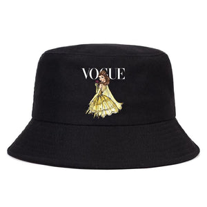 Planet Gates Women Men New Vogue Graphic Tee Cute Panama Bucket Cap The Design Flat Visor Fisherman Hat  90s Girls Sun Hat