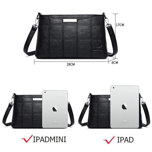 Women Messenger Bag Embroidery Fashion Ladies Leather Shoulder Bag Women Crossbody Bags