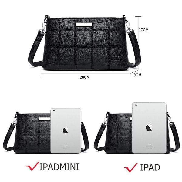 Women Messenger Bag Embroidery Fashion Ladies Leather Shoulder Bag Women Crossbody Bags