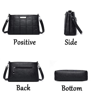 Women Messenger Bag Embroidery Fashion Ladies Leather Shoulder Bag Women Crossbody Bags