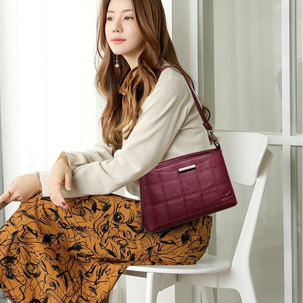 Women Messenger Bag Embroidery Fashion Ladies Leather Shoulder Bag Women Crossbody Bags