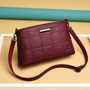 Women Messenger Bag Embroidery Fashion Ladies Leather Shoulder Bag Women Crossbody Bags