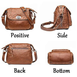 Women Messenger Bag Soft PU Leather Crossbody Bag Female Handbag Purses Female HandBags
