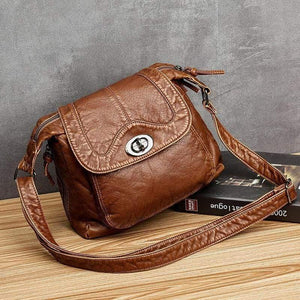 Women Messenger Bag Soft PU Leather Crossbody Bag Female Handbag Purses Female HandBags