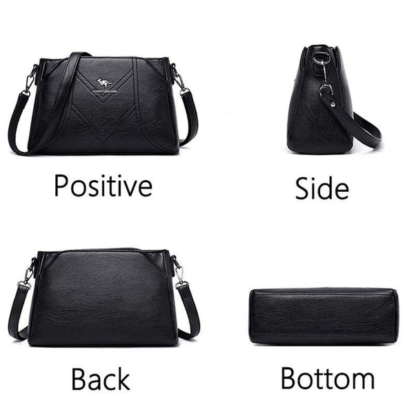 Women Messenger Bags Small Leather Shoulder Bag Female Sac A Main Vintage Bags For Girls Women