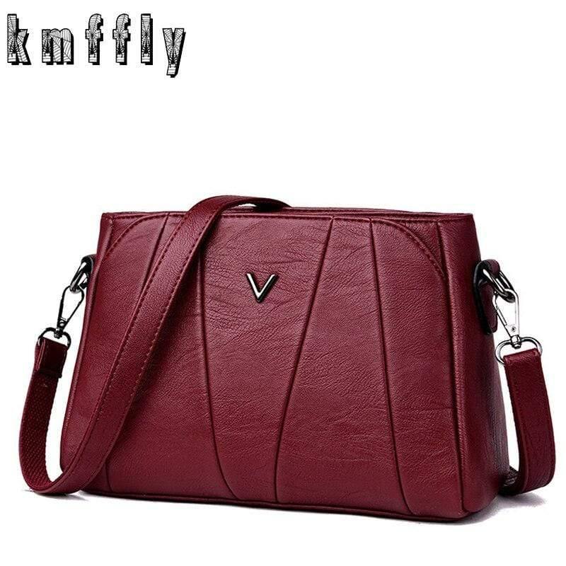Women Messenger Bags Small Leather Shoulder Bag Female Sac a Main Vintage Flap Ladies Bag