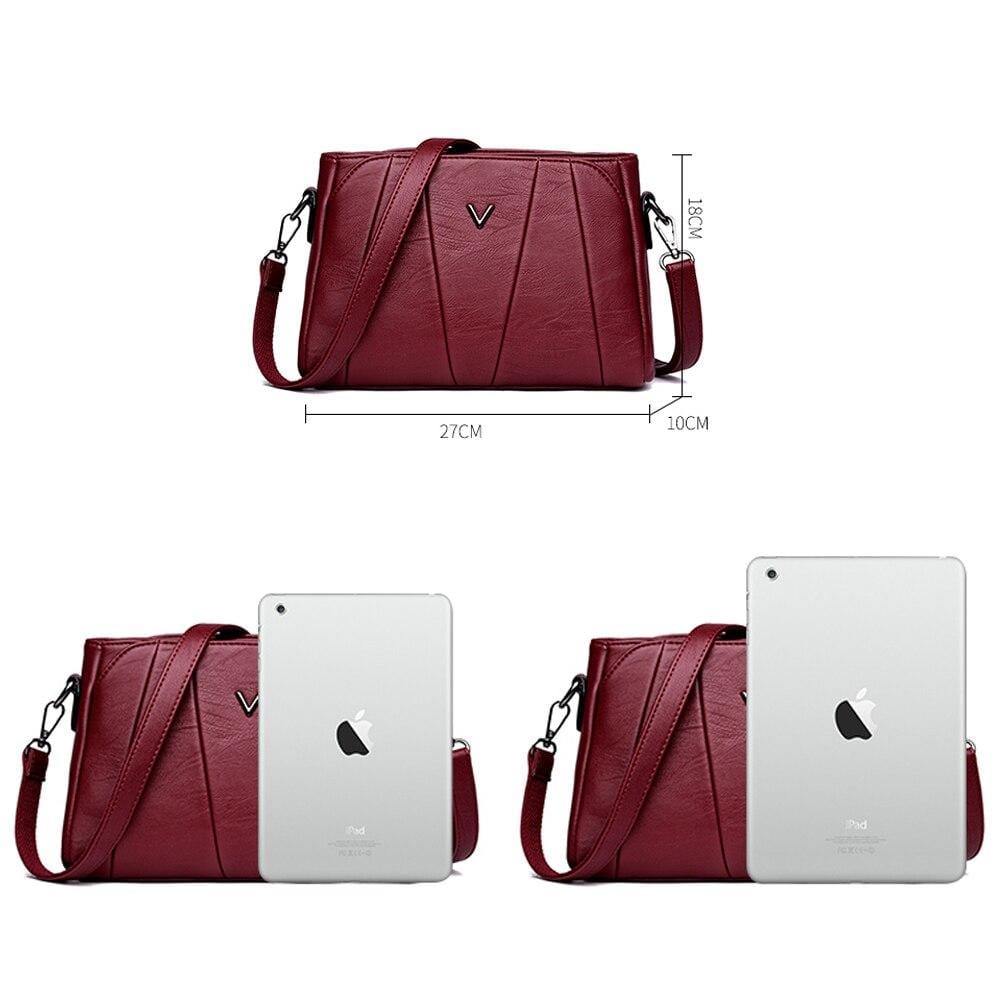 Women Messenger Bags Small Leather Shoulder Bag Female Sac a Main Vintage Flap Ladies Bag