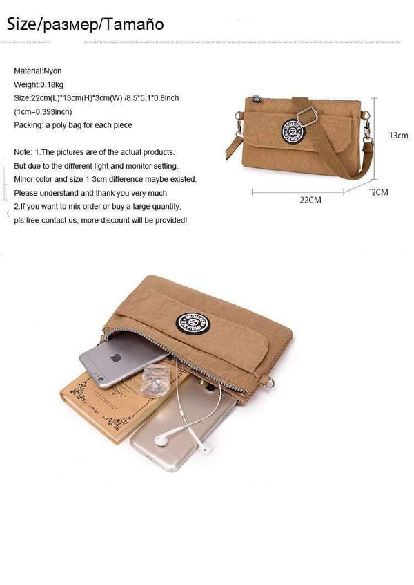 Planet Gates Women Messenger Bags Waterproof Nylon Day Clutch Purse Casual Small Shoulder Bag For Girl Female Tote Handbags Wristlet Bolsa