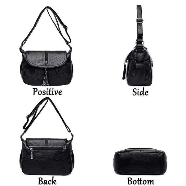 Women Messenger Shoulder Bag Sheepskin Leather Bags High Quality Small Crossbody Bags Casual