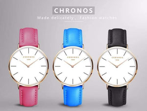 Planet Gates Women Minimalist Wristwatches Fashion Lovers Couples Watch with Leather Strap Clock Simple Relogio Masculino Reloj Mujer