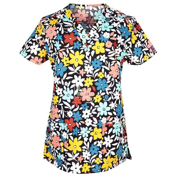 Planet Gates Women Nurse Uniform Medical Clothing Tops Cartoon Doctor Veterinary Dentist Scrub Cotton Hospital Lab Clinic Wear Women T-shirt