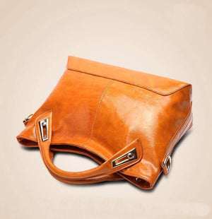 Planet Gates Women Oil Wax Leather Designer Handbags High Quality Shoulder Bags Ladies Handbags Fashion brand PU leather women bags WLHB1398