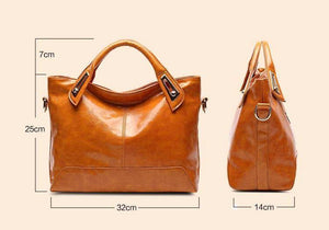 Planet Gates Women Oil Wax Leather Designer Handbags High Quality Shoulder Bags Ladies Handbags Fashion brand PU leather women bags WLHB1398