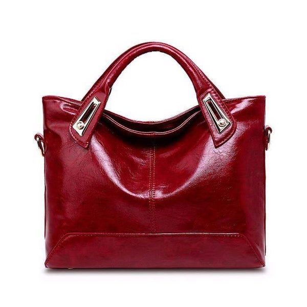 Planet Gates Women Oil Wax Leather Designer Handbags High Quality Shoulder Bags Ladies Handbags Fashion brand PU leather women bags WLHB1398