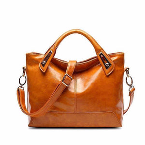 Planet Gates Women Oil Wax Leather Designer Handbags High Quality Shoulder Bags Ladies Handbags Fashion brand PU leather women bags WLHB1398