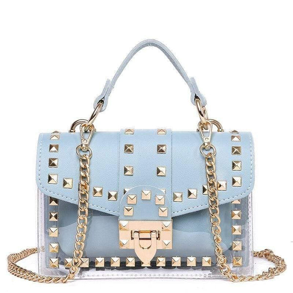 Women Pu Leather Small Handbags Famous Brand Rivet Bag Shoulder Bag For Lady High Quality
