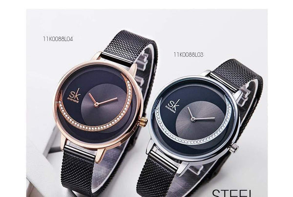 Planet Gates Women Quartz Watch Creative Thin Ladies Wrist Watch For Montre Femme  Female Clock relogio feminino