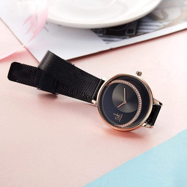 Planet Gates Women Quartz Watch Creative Thin Ladies Wrist Watch For Montre Femme  Female Clock relogio feminino
