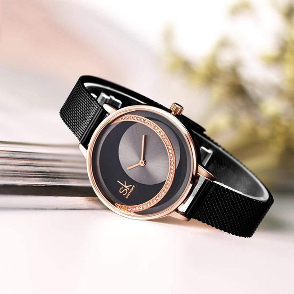 Planet Gates Women Quartz Watch Creative Thin Ladies Wrist Watch For Montre Femme  Female Clock relogio feminino
