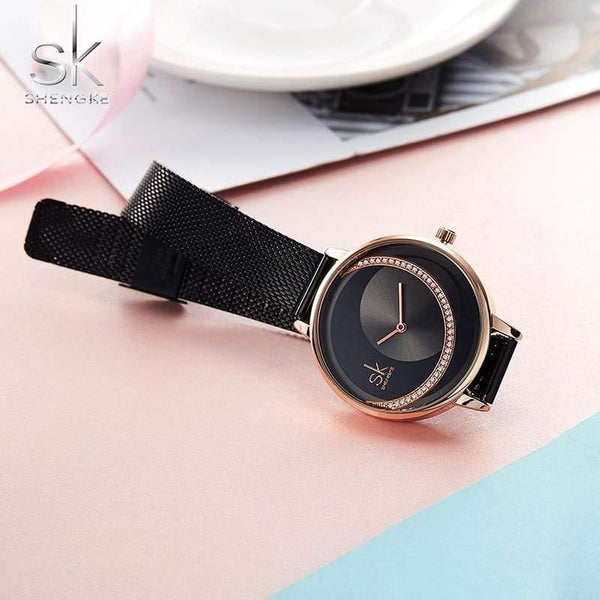 Planet Gates Women Quartz Watch Creative Thin Ladies Wrist Watch For Montre Femme  Female Clock relogio feminino