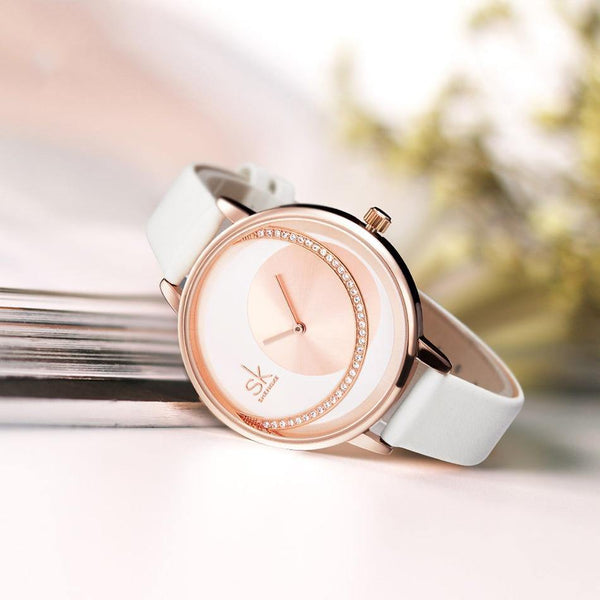 Planet Gates Women Quartz Watch Creative Thin Ladies Wrist Watch For Montre Femme  Female Clock relogio feminino