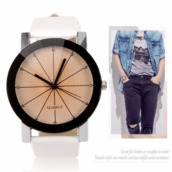 Planet Gates Women Quartz Watches Relogio Masculinos Fashion Dial Time Men Clock Leather Dress Round Case Hour Lovers Watch Bayan Kol Saat