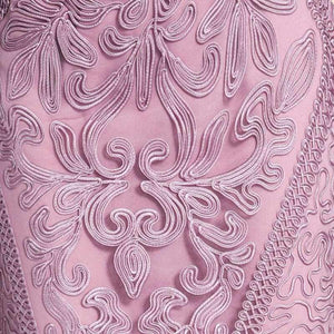 Planet Gates Women's Dress Spring Summer 2018 Party Events Dresses Female Allover Exquisite Embroidery Bodycon Sheath Dress Tight