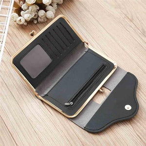 Planet Gates Women's Fashion Leather Wallet Women's Handbag Women's Long Wallets Clutch Money Bag Ladies' Card Holder A30