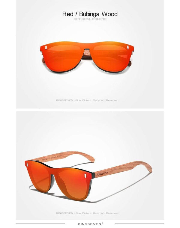 Planet Gates Women's Glasses Natural Bubinga Wooden Sunglasses Men Polarized Fashion Sun Glasses Original Wood Oculos de sol