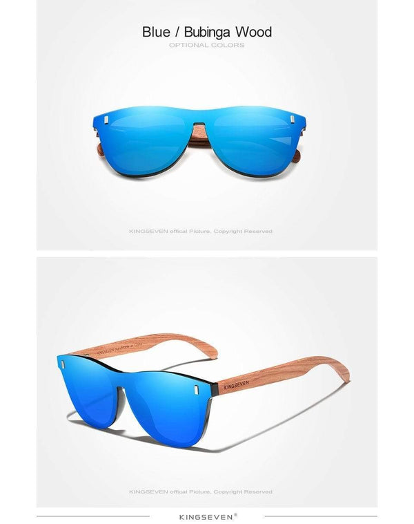 Planet Gates Women's Glasses Natural Bubinga Wooden Sunglasses Men Polarized Fashion Sun Glasses Original Wood Oculos de sol