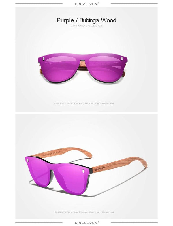 Planet Gates Women's Glasses Natural Bubinga Wooden Sunglasses Men Polarized Fashion Sun Glasses Original Wood Oculos de sol
