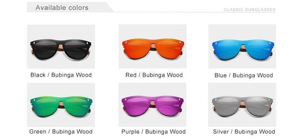 Planet Gates Women's Glasses Natural Bubinga Wooden Sunglasses Men Polarized Fashion Sun Glasses Original Wood Oculos de sol