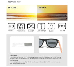 Planet Gates Women's Glasses Natural Bubinga Wooden Sunglasses Men Polarized Fashion Sun Glasses Original Wood Oculos de sol