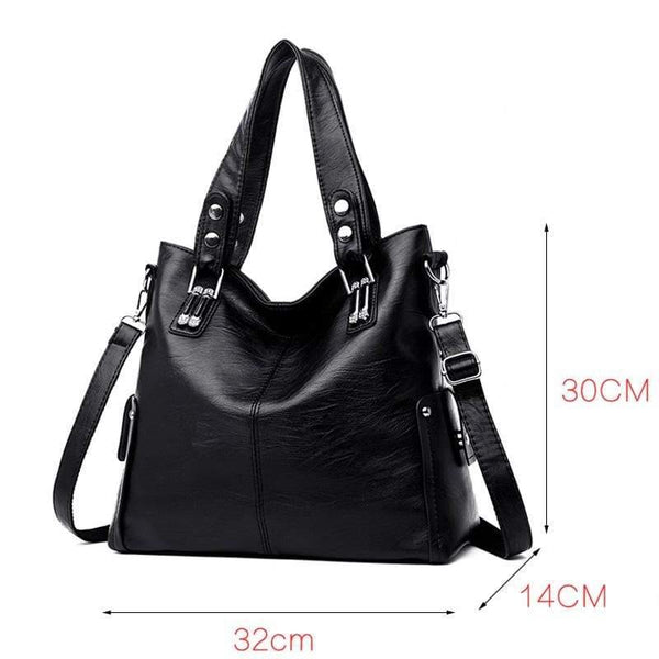 Women's Luxury Leather Handbags Fashion Shoulder CrossBody Bag Ladies Simple Messenger Bags