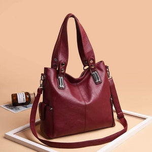 Women's Luxury Leather Handbags Fashion Shoulder CrossBody Bag Ladies Simple Messenger Bags