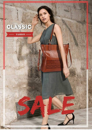 Planet Gates Women's Shoulder Bag Female PU Leather Handbag Women Bags Designer High Quality Hollow Out Large Capacity Tote Bag