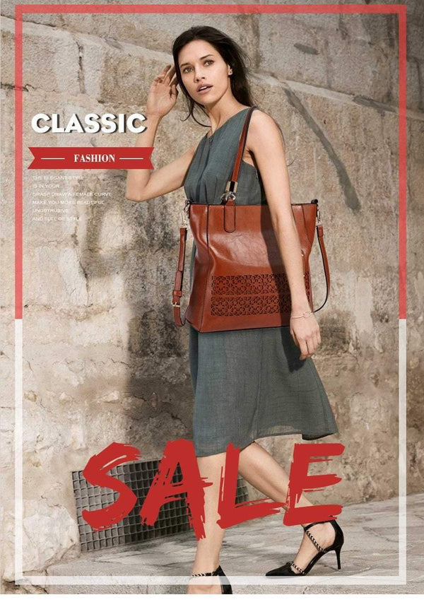 Planet Gates Women's Shoulder Bag Female PU Leather Handbag Women Bags Designer High Quality Hollow Out Large Capacity Tote Bag