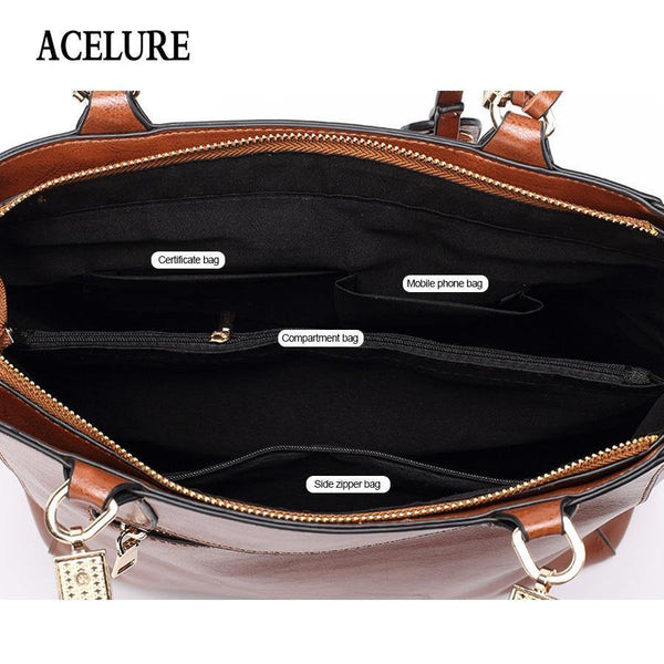 Planet Gates Women's Shoulder Bag Female PU Leather Handbag Women Bags Designer High Quality Hollow Out Large Capacity Tote Bag
