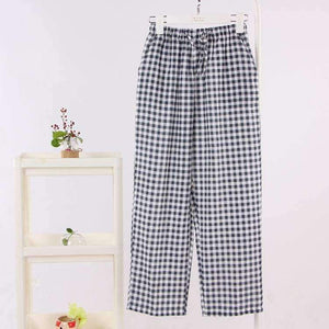 Planet Gates Women's Sleep Bottoms Pajamas Pants Ladies Underwear Trousers Polka Dot Women Lounge Pants Loose Cotton Home Pant E1172