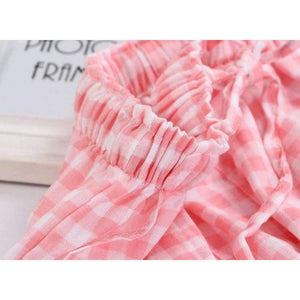 Planet Gates Women's Sleep Bottoms Pajamas Pants Ladies Underwear Trousers Polka Dot Women Lounge Pants Loose Cotton Home Pant E1172