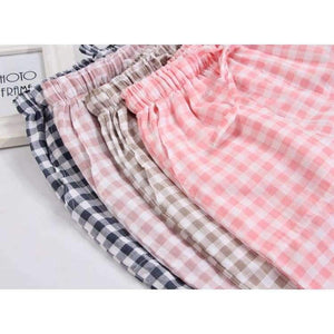 Planet Gates Women's Sleep Bottoms Pajamas Pants Ladies Underwear Trousers Polka Dot Women Lounge Pants Loose Cotton Home Pant E1172