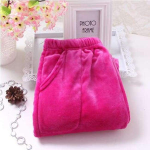 Planet Gates Women's Trousers 2018 Winter New Flannel Pants For Home Cotton Pajama Bottoms Pajama Style Pants Women Lounge Pants Q411