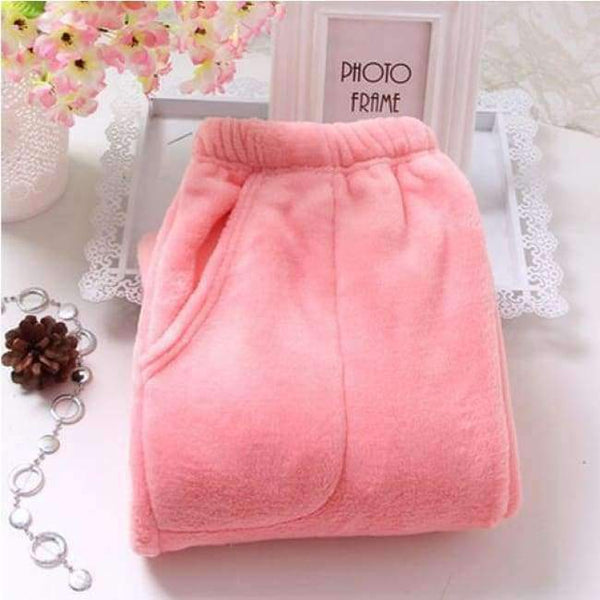 Planet Gates Women's Trousers 2018 Winter New Flannel Pants For Home Cotton Pajama Bottoms Pajama Style Pants Women Lounge Pants Q411