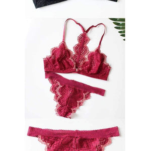 Planet Gates Women's underwear 2018 Women Sexy Lace Lingerie set Front Closure brassiere Fashion Women thin bralette lounge bra set