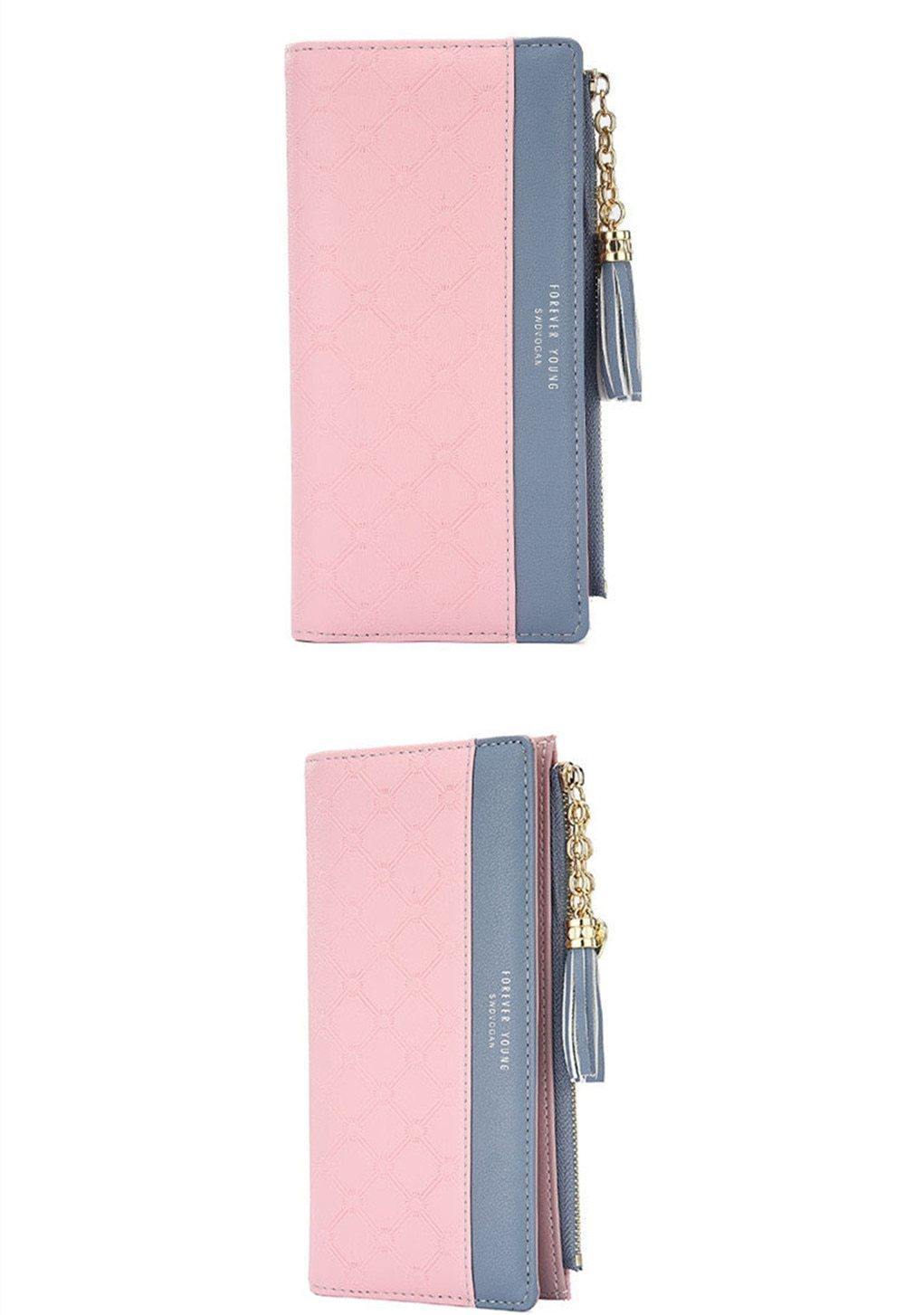 Planet Gates Women's Wallet Ladies Leather PU Purses Hasp Clutch Long Zipper Phone Holder  Female Wallets Tassel Coin Pocket Card Money