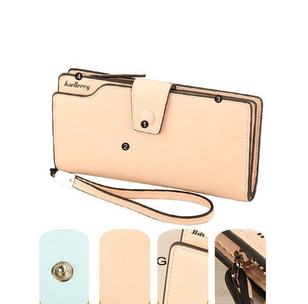 Planet Gates Women's Wallet Lady Zipper Hasp women's purse Purse Long Style Closure Huge Capacity Fashion Handbag Money Bag More Card Slots